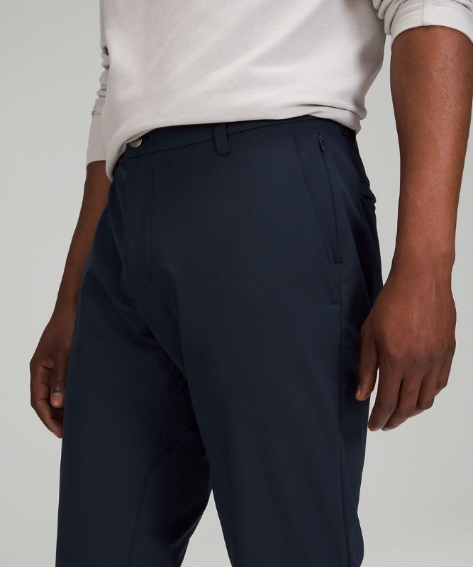 Lululemon Commission Classic-Fit Pant 37 Warpstreme Byxor Herr Marinblå | WFXQ-03689