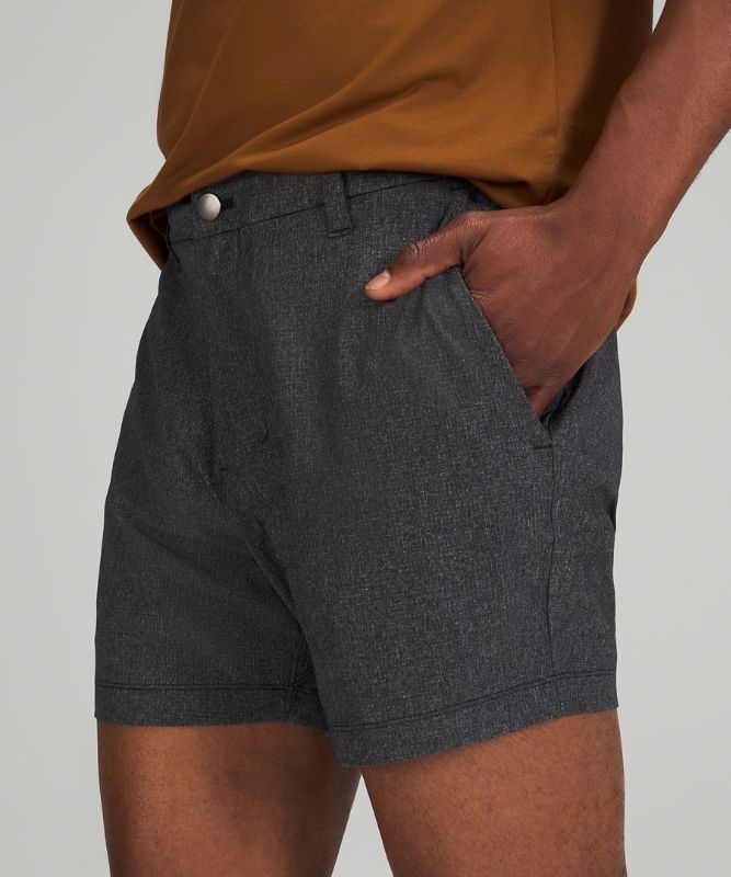 Lululemon Commission Classic-Fit Short 5 Ventlight Shorts Herr Svarta | QINA-67230