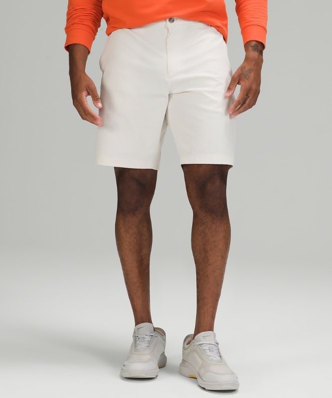Lululemon Commission Classic-Fit Short 9 Warpstreme Shorts Herr Vita | WPCY-90678