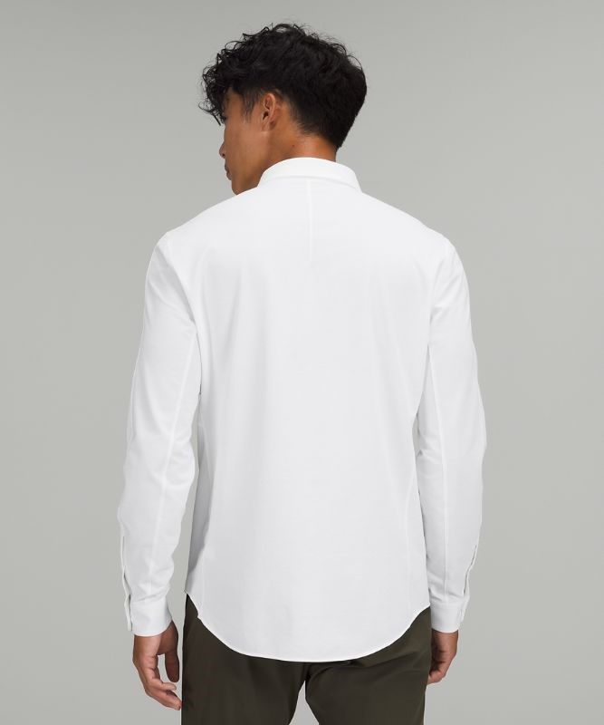 Lululemon Commission Long Sleeve Shirt Blast Herr Vita | EUZH-15984
