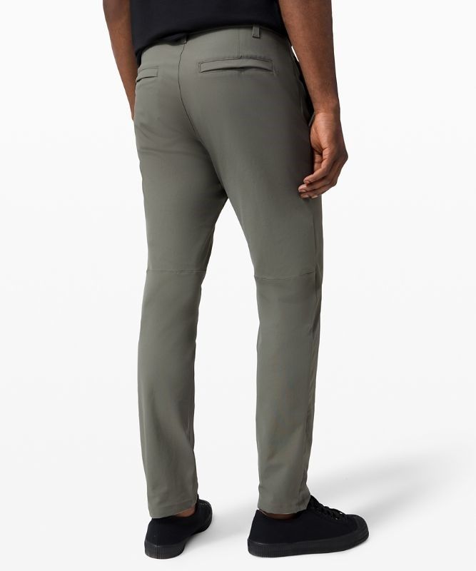 Lululemon Commission Pant Classic 32L Byxor Herr Grå Olivgröna | DLXJ-07364