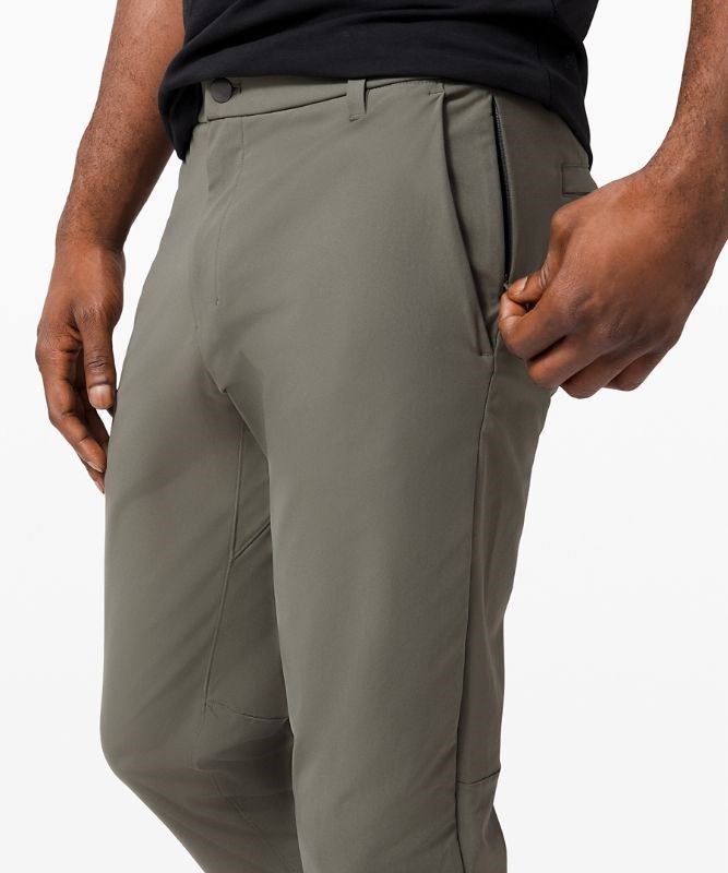 Lululemon Commission Pant Classic 32L Byxor Herr Grå Olivgröna | DLXJ-07364