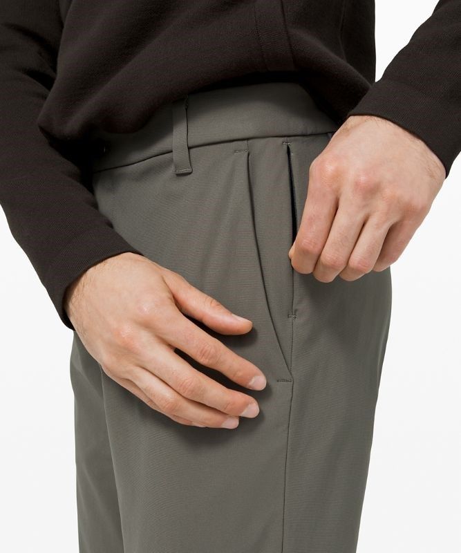 Lululemon Commission Pant Classic 34L Byxor Herr Grå Olivgröna | RJUL-86140