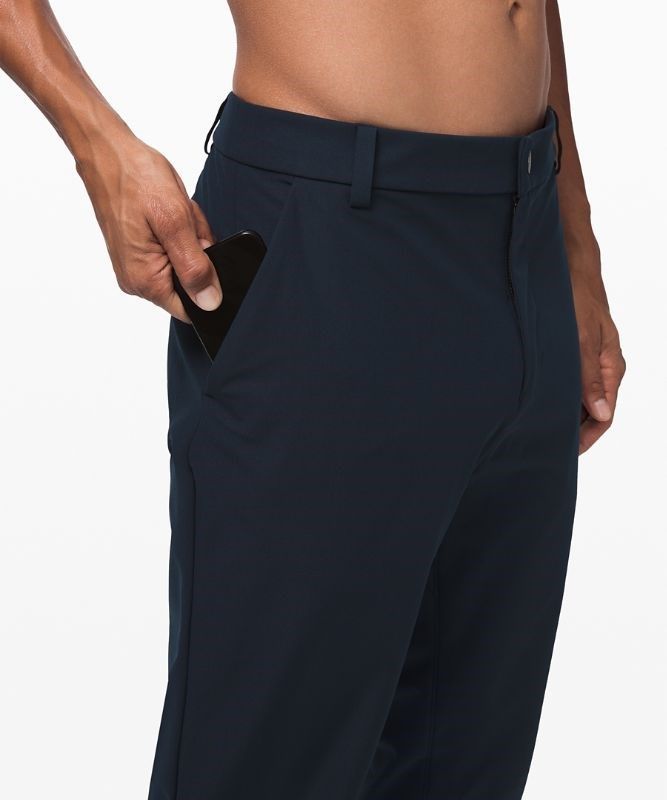 Lululemon Commission Pant Classic 34L Byxor Herr Marinblå | INWR-80493