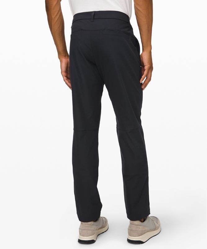 Lululemon Commission Relaxed-Fit Pant 34 Warpstreme Byxor Herr Obsidian | KTFH-18705