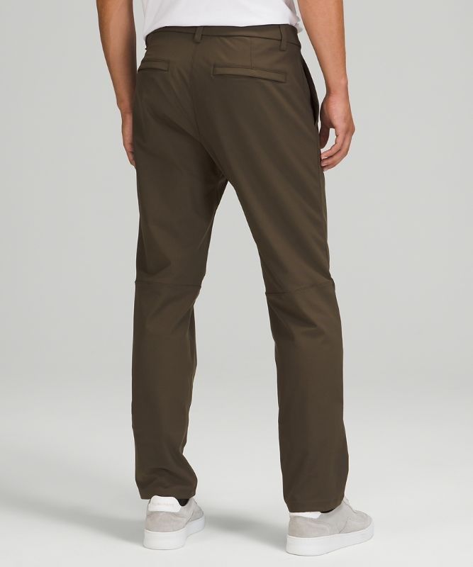 Lululemon Commission Relaxed-Fit Pant 34 Warpstreme Byxor Herr Mörkolivgröna | GPCQ-30792