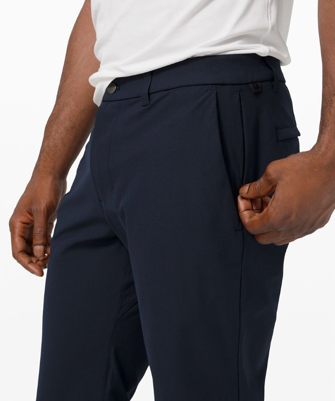 Lululemon Commission Relaxed-Fit Pant 34 Warpstreme Byxor Herr Marinblå | FZVN-24058