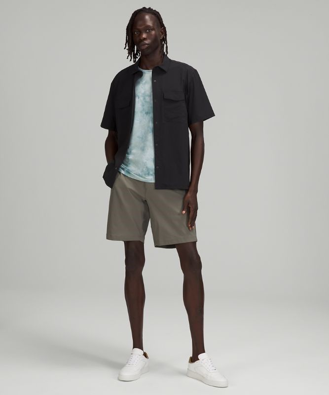 Lululemon Commission Short Classic 9 Shorts Herr Grå Olivgröna | AYSJ-43679