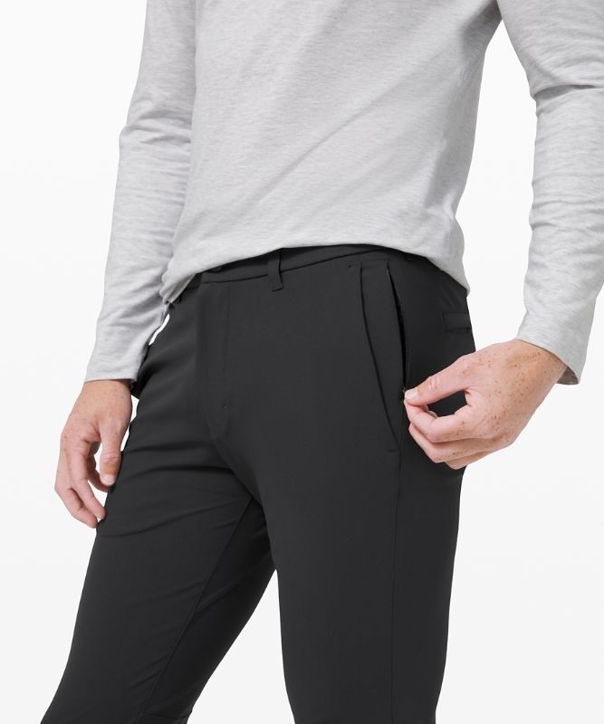 Lululemon Commission Skinny-Fit Pant 32 Warpstreme Byxor Herr Obsidian | HQPW-59328