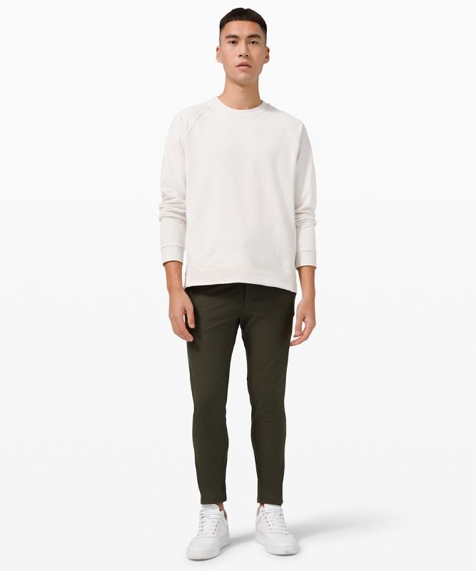 Lululemon Commission Skinny-Fit Pant 32 Warpstreme Byxor Herr Mörkolivgröna | XCWP-36415