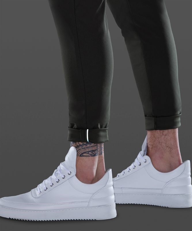 Lululemon Commission Skinny-Fit Pant 32 Warpstreme Byxor Herr Mörkolivgröna | XCWP-36415