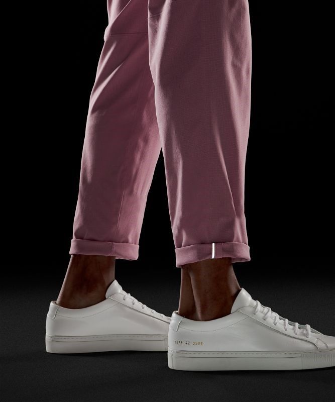 Lululemon Commission Slim-Fit Pant 34 Ventlight Byxor Herr Rosa Grå Bruna | ZXDR-53140