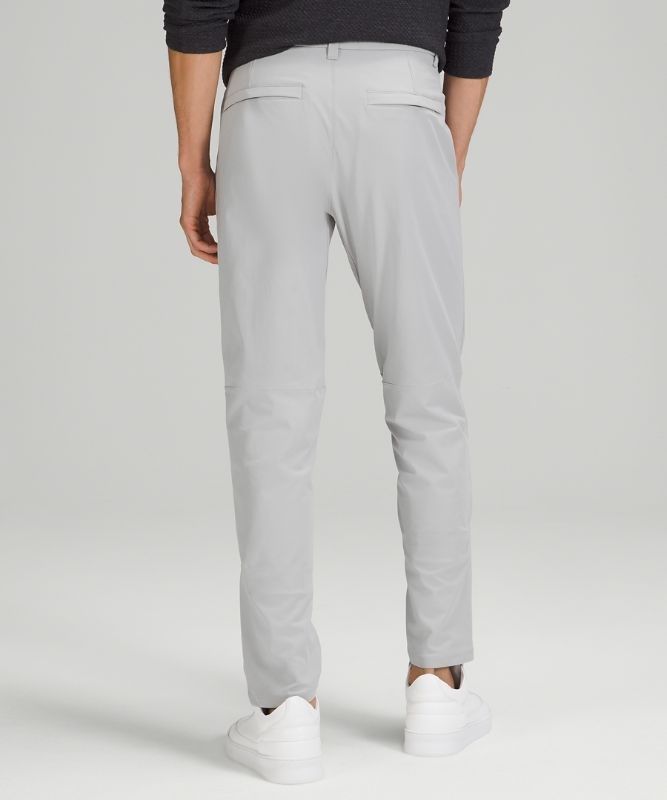 Lululemon Commission Slim-Fit Pant 34 Warpstreme Byxor Herr Silver | OIRG-12739