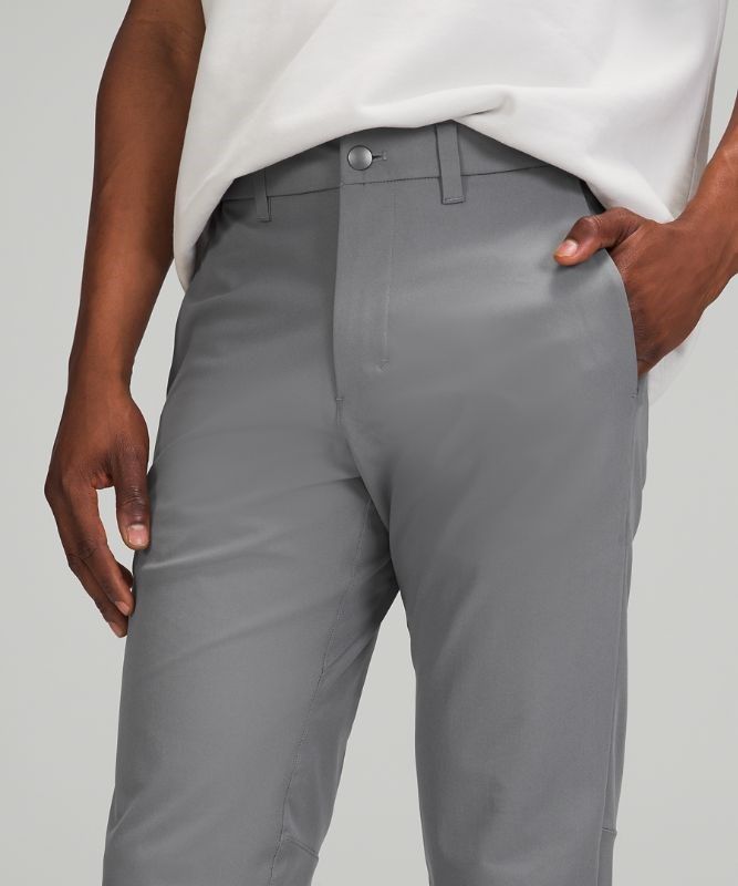 Lululemon Commission Slim-Fit Pant 34 Warpstreme Byxor Herr Grå | FTWA-13529