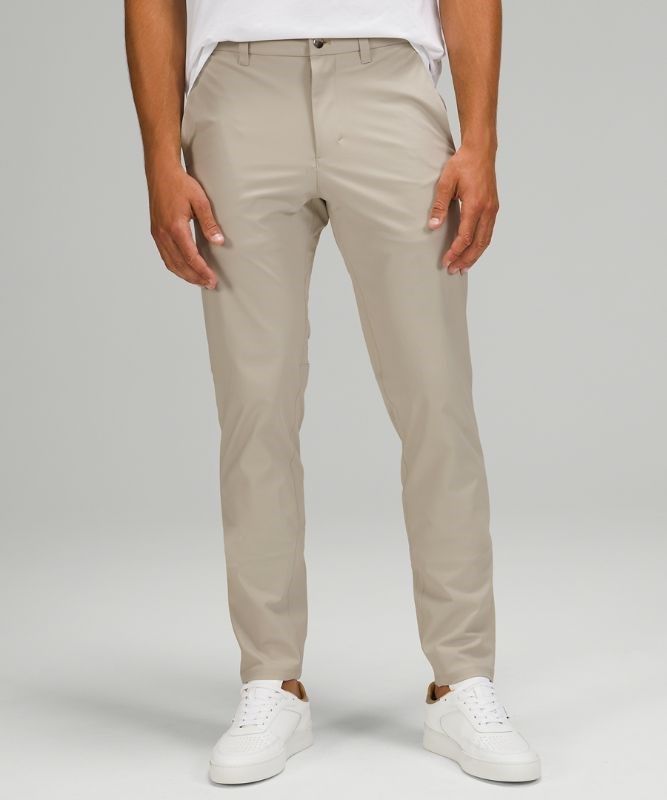 Lululemon Commission Slim-Fit Pant 34 Warpstreme Byxor Herr Silverstone | EAGF-29083