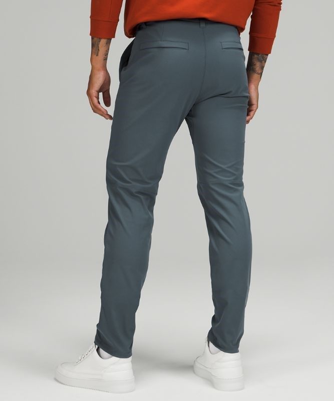Lululemon Commission Slim-Fit Pant 34 Warpstreme Byxor Herr Blå | CMQG-38240