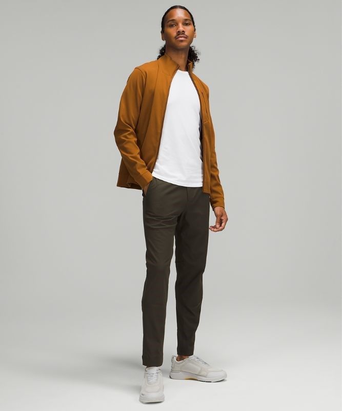 Lululemon Commission Slim-Fit Pant 34 Warpstreme Byxor Herr Mörkolivgröna | ADNE-89427