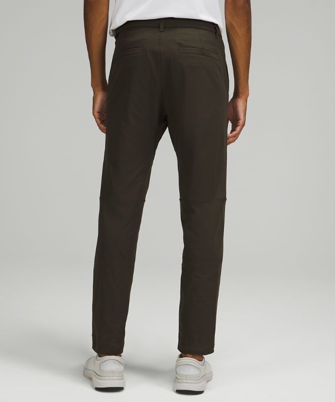 Lululemon Commission Slim-Fit Pant 34 Warpstreme Byxor Herr Mörkolivgröna | ADNE-89427