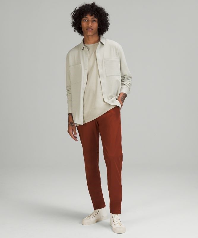 Lululemon Commission Slim-Fit Pant 34 Warpstreme Byxor Herr Bruna | XFLK-39746