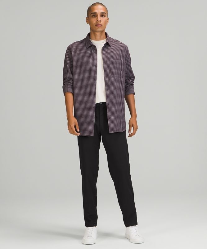 Lululemon Commission Slim-Fit Pant 34 Warpstreme Byxor Herr Svarta | ZKMH-18265