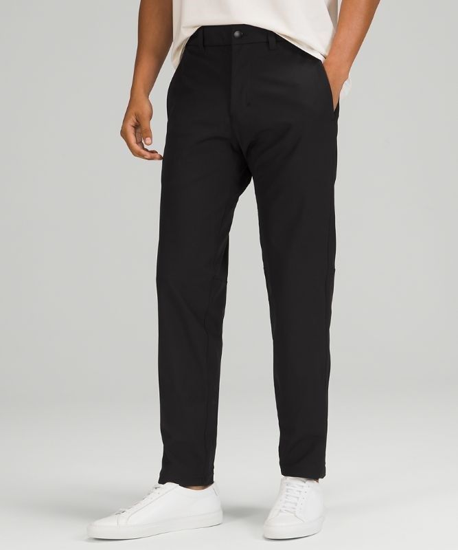 Lululemon Commission Slim-Fit Pant 34 Warpstreme Byxor Herr Svarta | ZKMH-18265