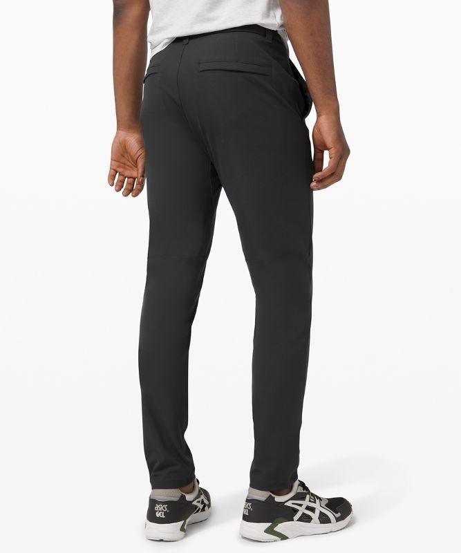 Lululemon Commission Slim-Fit Pant 37 Warpstreme Byxor Herr Obsidian | DNOX-29056