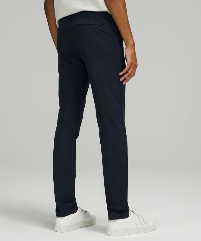 Lululemon Commission Slim-Fit Pant 37 Warpstreme Byxor Herr Marinblå | DACG-69324