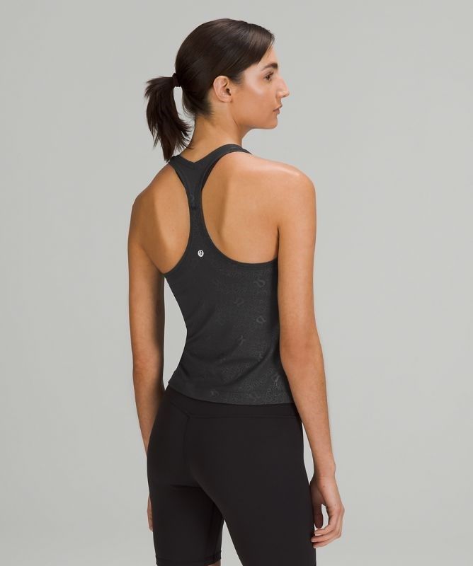 Lululemon Cool RB Short Tank Nulu Blast Dam Svarta | YSFA-73806