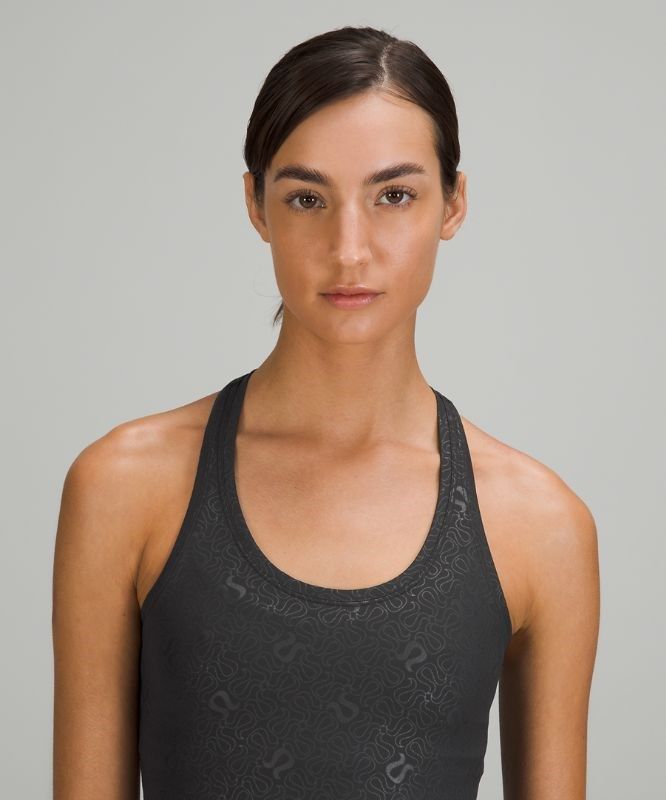 Lululemon Cool RB Short Tank Nulu Blast Dam Svarta | YSFA-73806