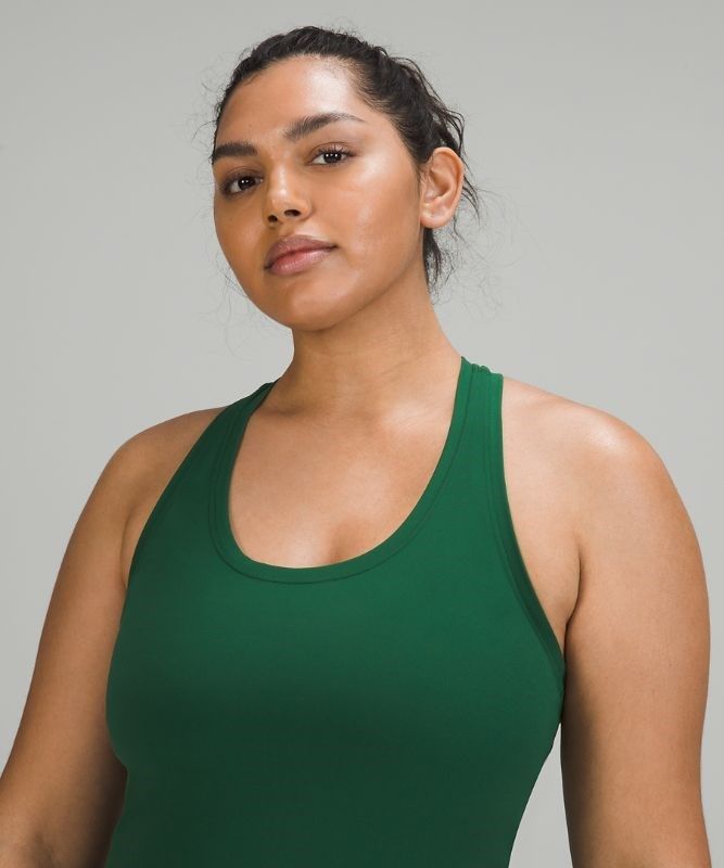 Lululemon Cool RB Short Tank Nulu Blast Dam Gröna | GJAH-29706
