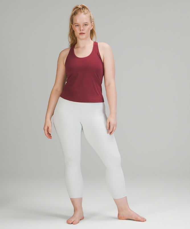 Lululemon Cool RB Short Tank Nulu Blast Dam Vinröda | FJHE-18273
