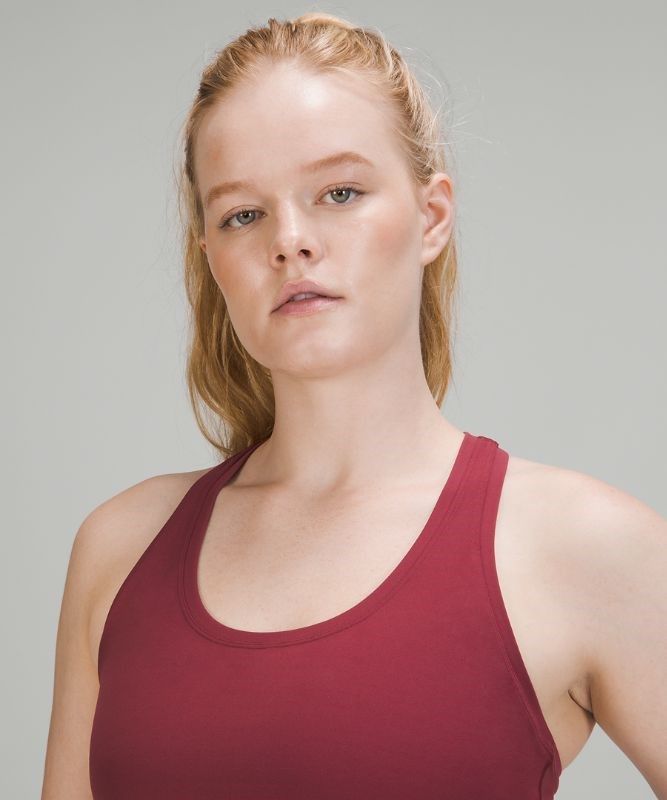 Lululemon Cool RB Short Tank Nulu Blast Dam Vinröda | FJHE-18273