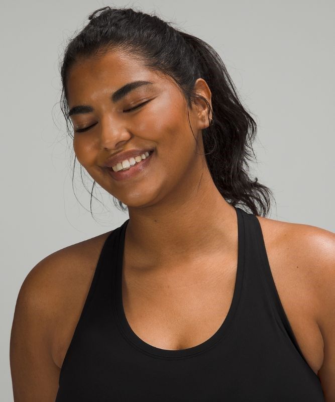 Lululemon Cool RB Short Tank Nulu Blast Dam Svarta | FAJW-31589