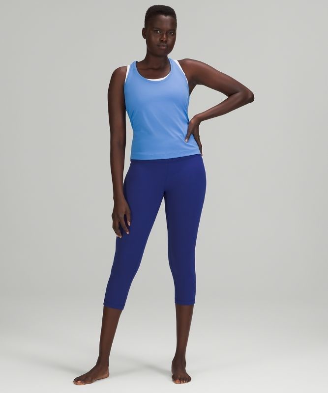 Lululemon Cool RB Short Tank Nulu Linne Dam Blå | VTUL-73189