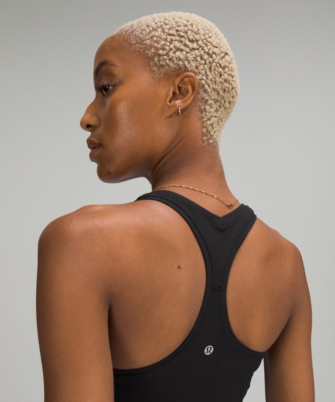 Lululemon Cool Racerback Tank Nulu Blast Dam Svarta | XOYI-35974