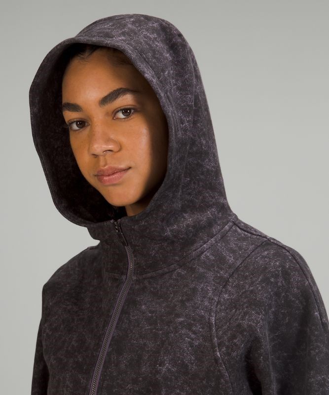 Lululemon Cotton French Terry Zip Hoodie Hoodie Dam Blå Tvätt Lavendel Svarta | AYWU-97386