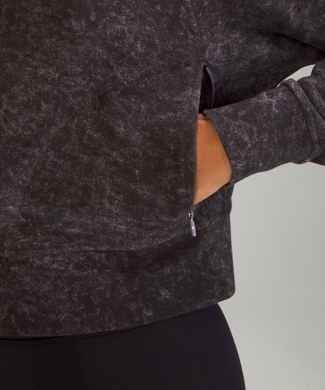 Lululemon Cotton French Terry Zip Hoodie Hoodie Dam Blå Tvätt Lavendel Svarta | AYWU-97386