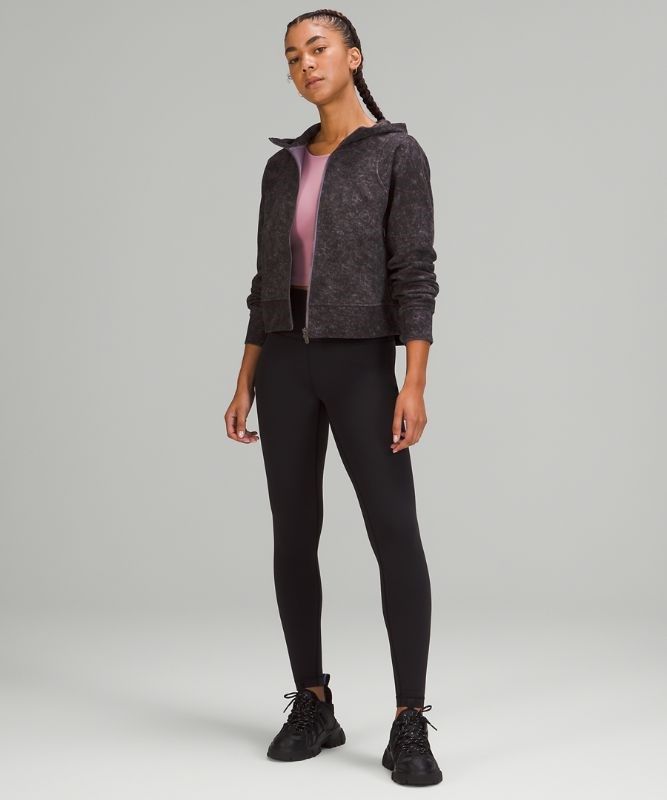 Lululemon Cotton French Terry Zip Hoodie Hoodie Dam Blå Tvätt Lavendel Svarta | AYWU-97386