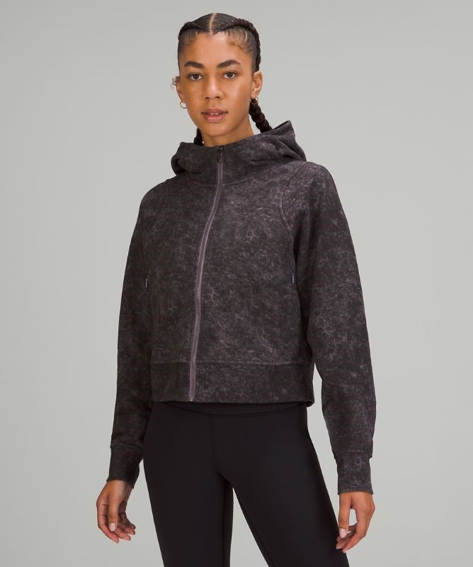 Lululemon Cotton French Terry Zip Hoodie Hoodie Dam Blå Tvätt Lavendel Svarta | AYWU-97386