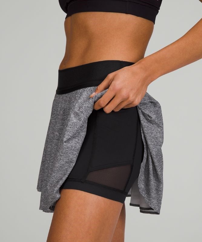 Lululemon Court Rival High-Rise Skirt Kjolar Dam Olika Färger Svarta Svarta | EWJQ-06128