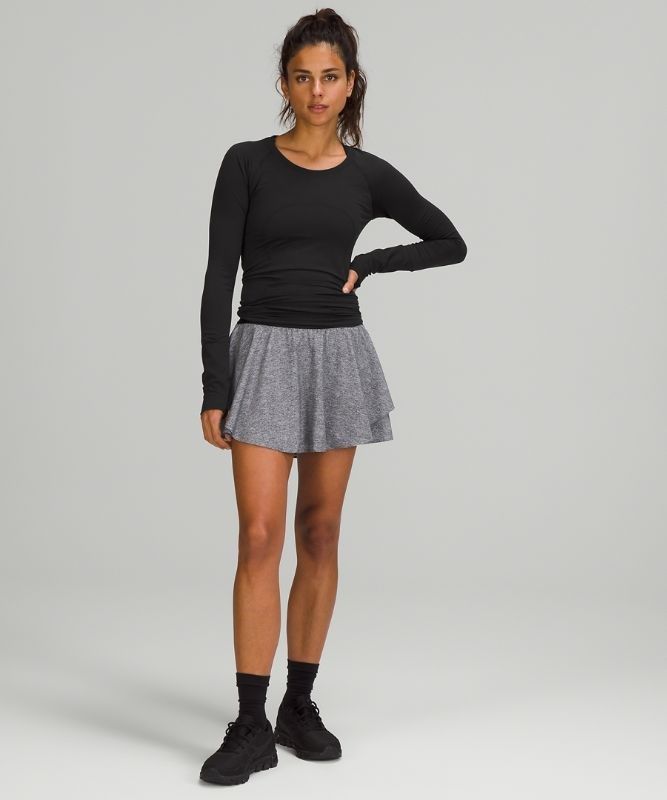 Lululemon Court Rival High-Rise Skirt Kjolar Dam Olika Färger Svarta Svarta | EWJQ-06128