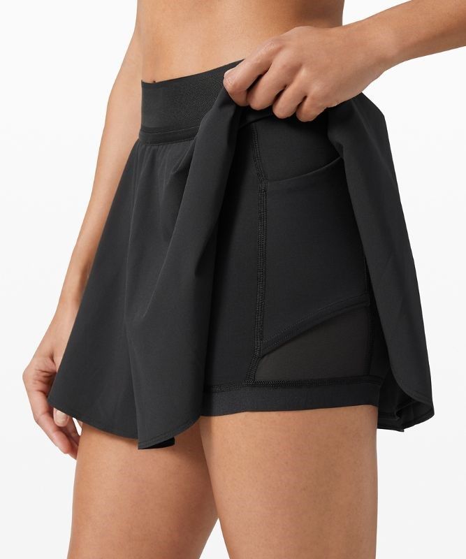 Lululemon Court Rival High-Rise Skirt Kjolar Dam Svarta | BJPE-04293