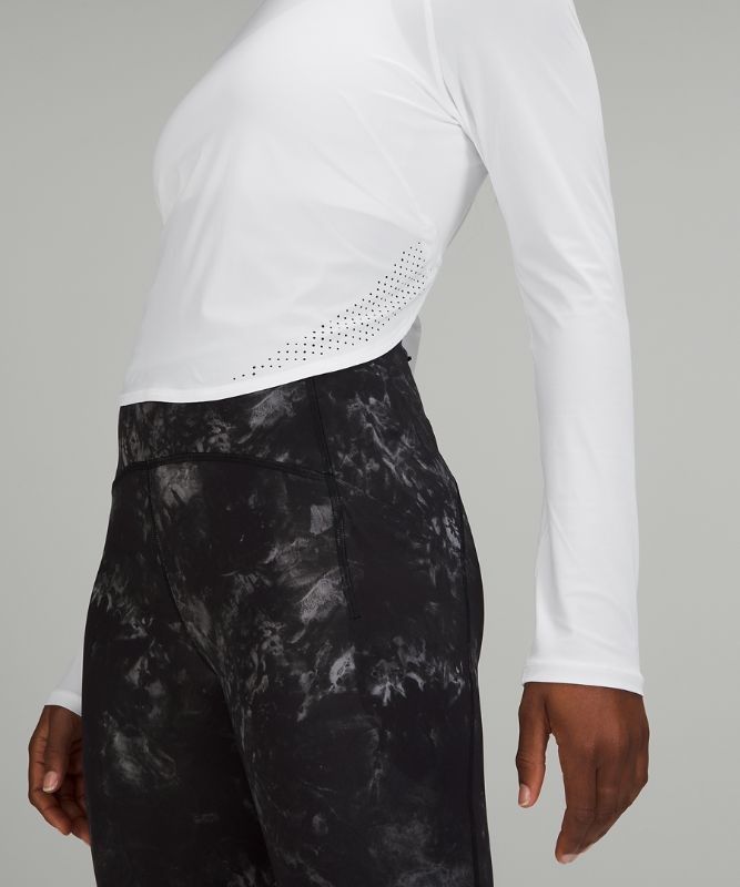 Lululemon Crew Neck UV Protection Running Long Sleeve Shirt Blast Dam Vita | GCTM-04139