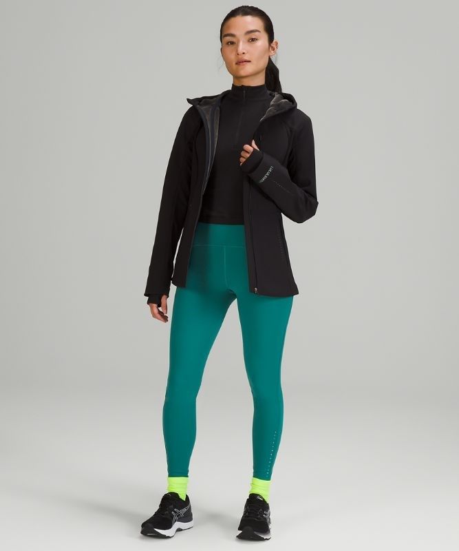 Lululemon Cross Chill Jacket RepelShell Jackor Dam Svarta | LIMX-91235