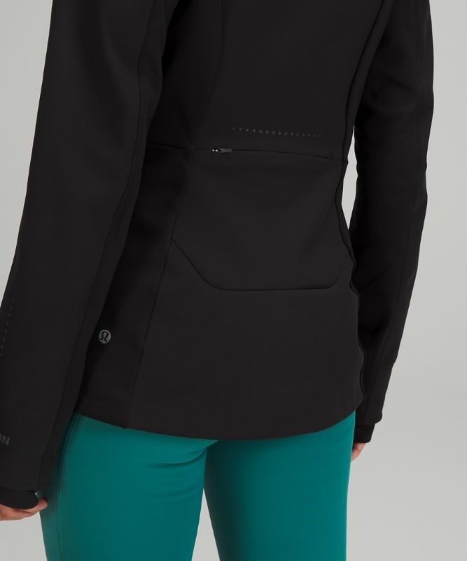 Lululemon Cross Chill Jacket RepelShell Jackor Dam Svarta | LIMX-91235