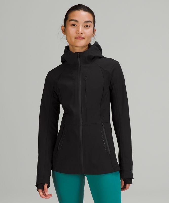 Lululemon Cross Chill Jacket RepelShell Jackor Dam Svarta | LIMX-91235