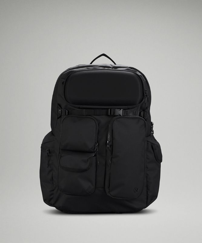 Lululemon Cruiser Large Backpack 28L Väskor Accessories Svarta Grå | TQJS-82419
