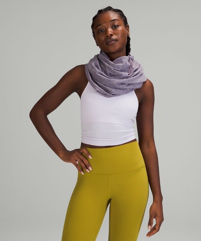 Lululemon Customizable Snap Scarf Halsduk Accessories Ljusolivgröna | DYIN-98032