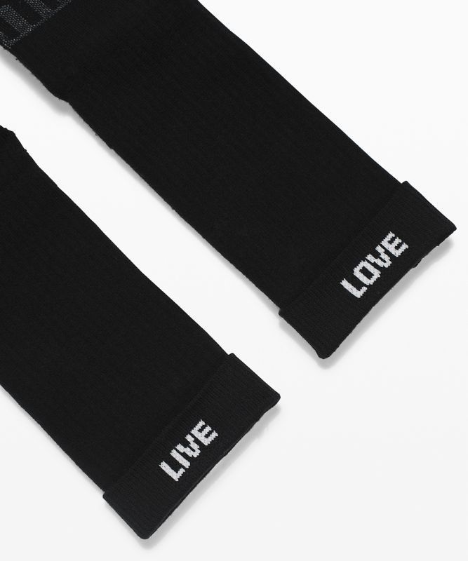 Lululemon Daily Stride Crew Sock 3 Pack Strumpor Accessories Svarta | OGHU-40391