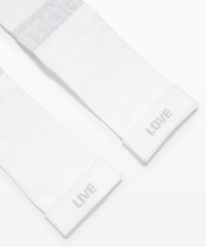 Lululemon Daily Stride Crew Sock 3 Pack Strumpor Accessories Vita Grå Svarta | EASI-72690